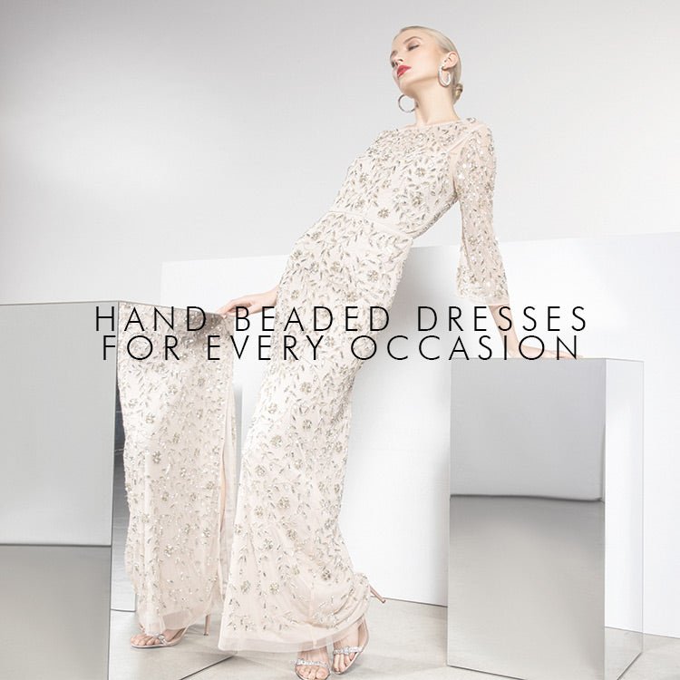 elegant long evening dresses canada The Josephine Beaded Gown Greenery / 6 main image 1