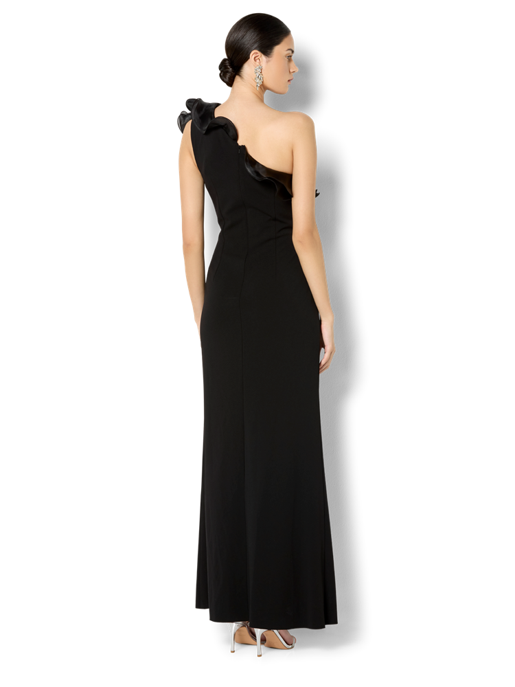 Adelyn Black Organza Gown