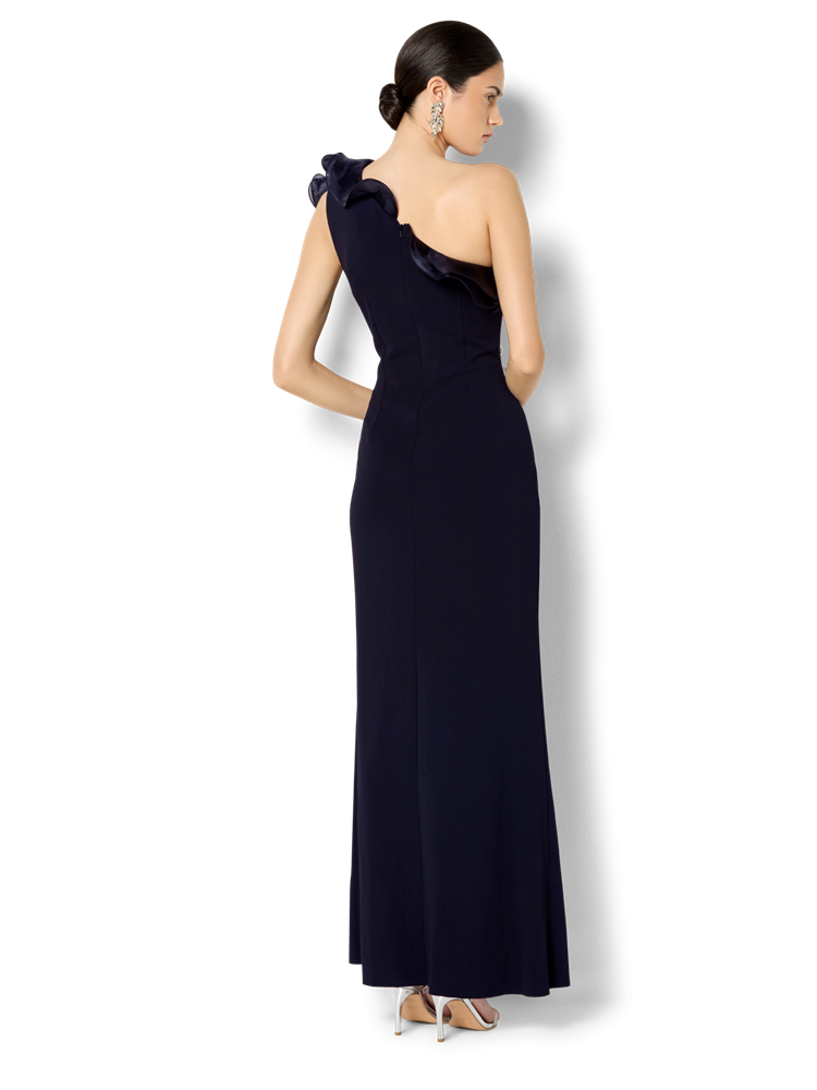 Adelyn Navy Organza Gown