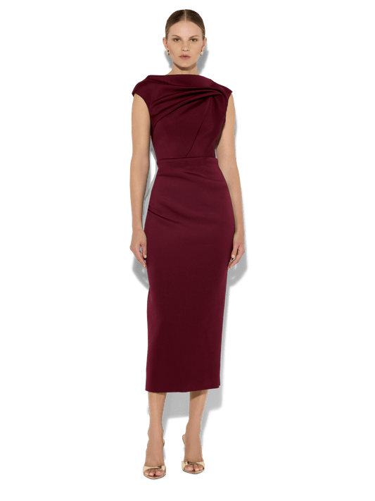 Anya Merlot Cocktail Dress