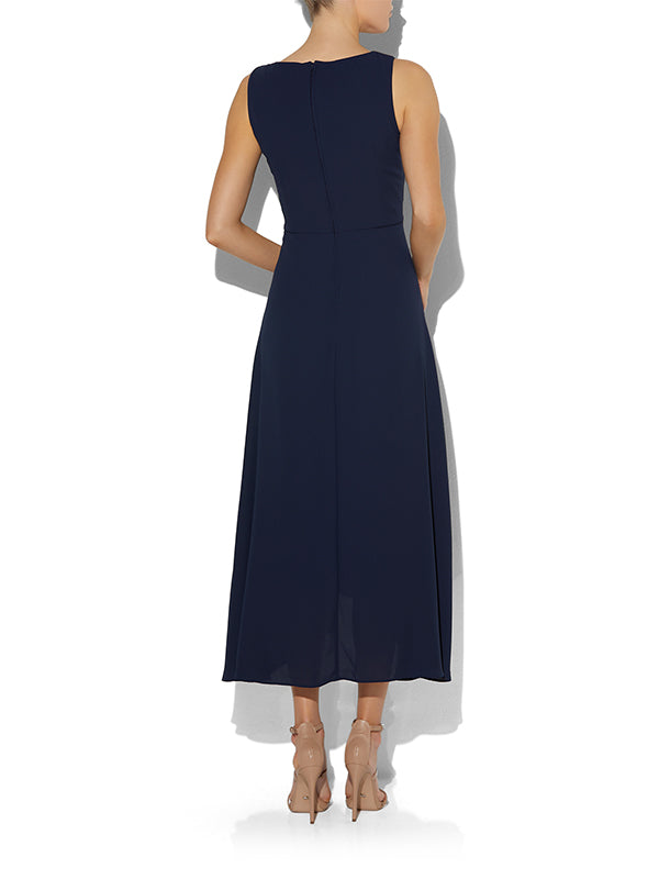 Allora Navy Chiffon Dress