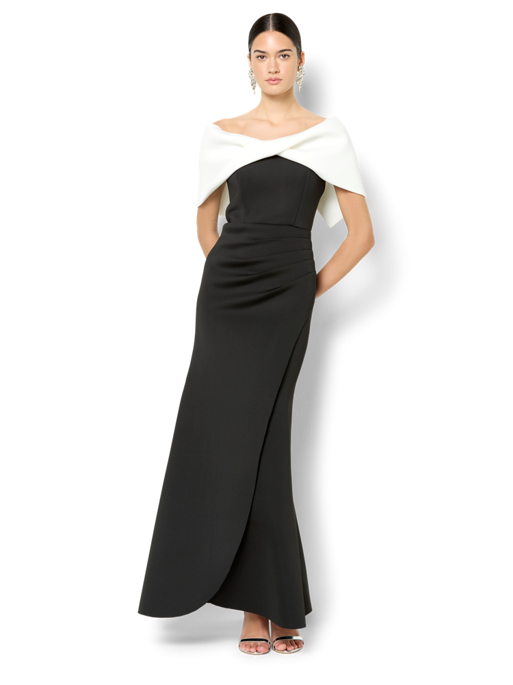Amari Duotone Off The Shoulder Gown