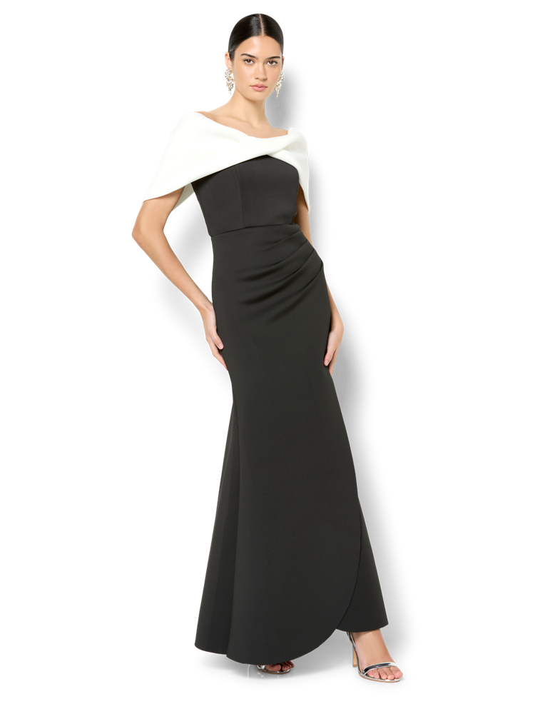 Amari Duotone Off The Shoulder Gown