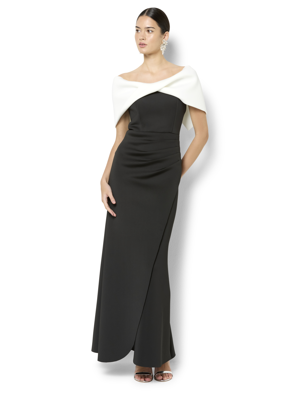 Amari Duotone Off The Shoulder Gown