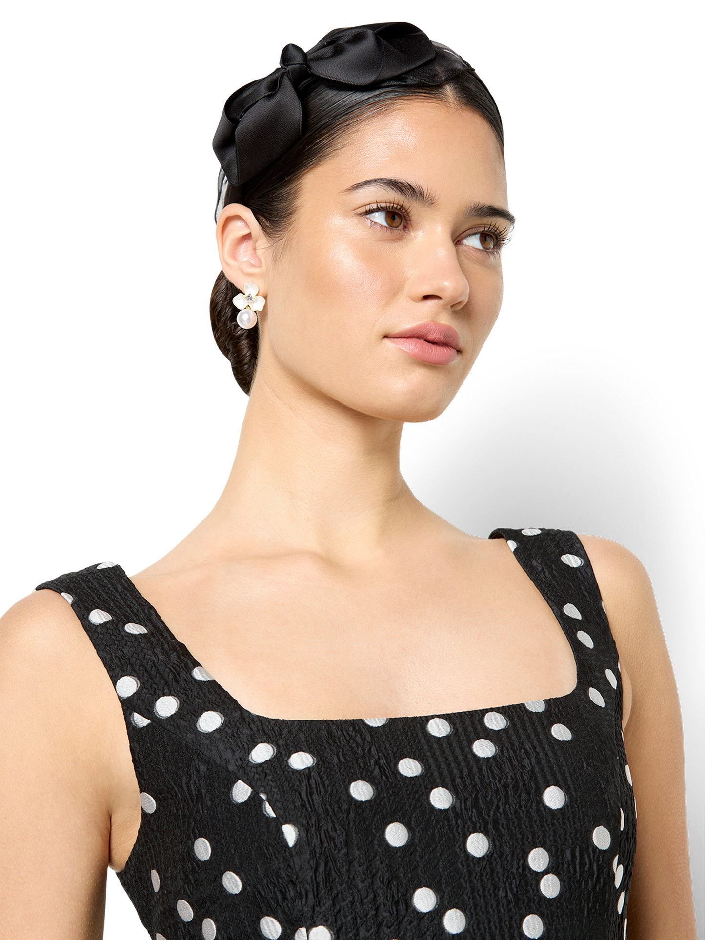 Dorit Black Bow Headband