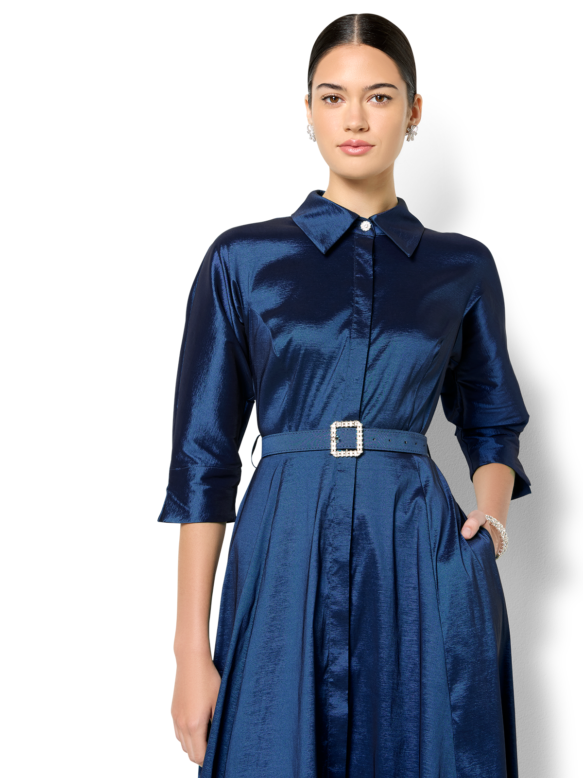 Baci Navy Cocktail Dress