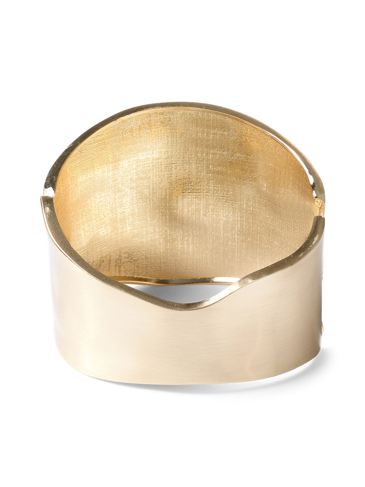 Banks Gold Brushed Bangle