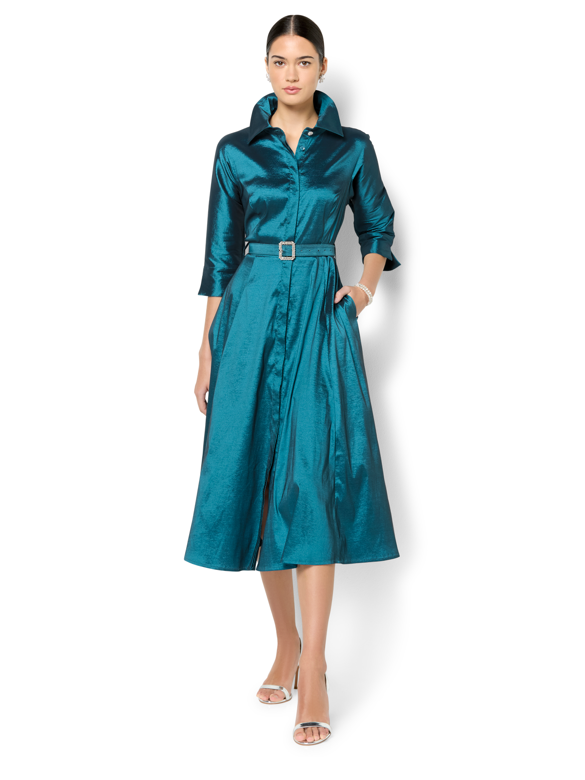 Baci Petrol Cocktail Dress