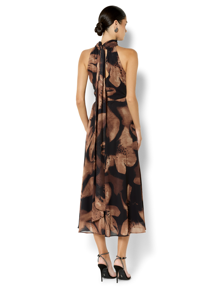 Charlotte Cinnamon Printed Dress
