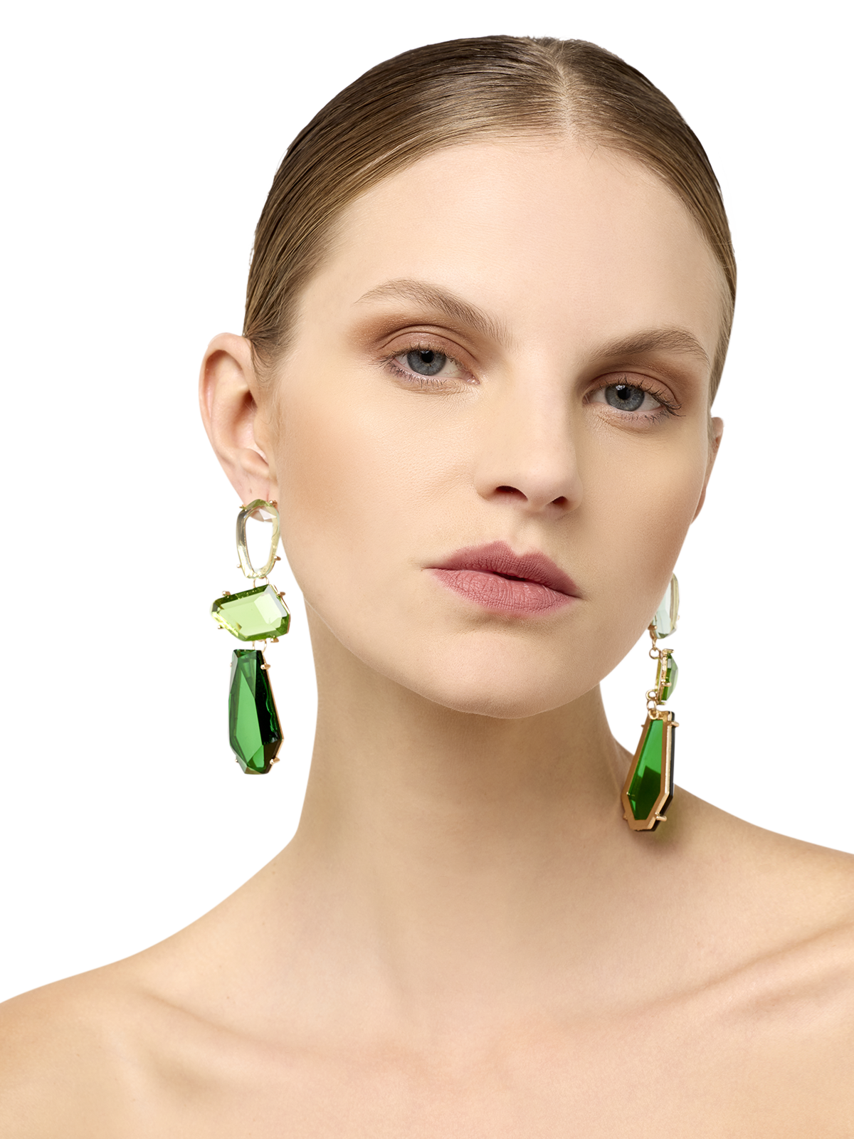 Gwen Emerald Drop Earrings