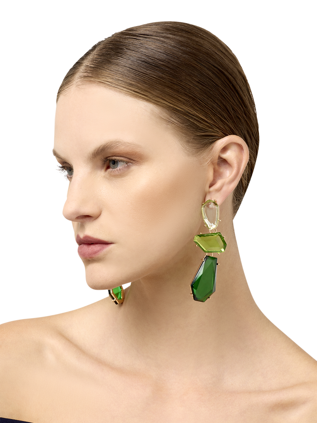 Gwen Emerald Drop Earrings