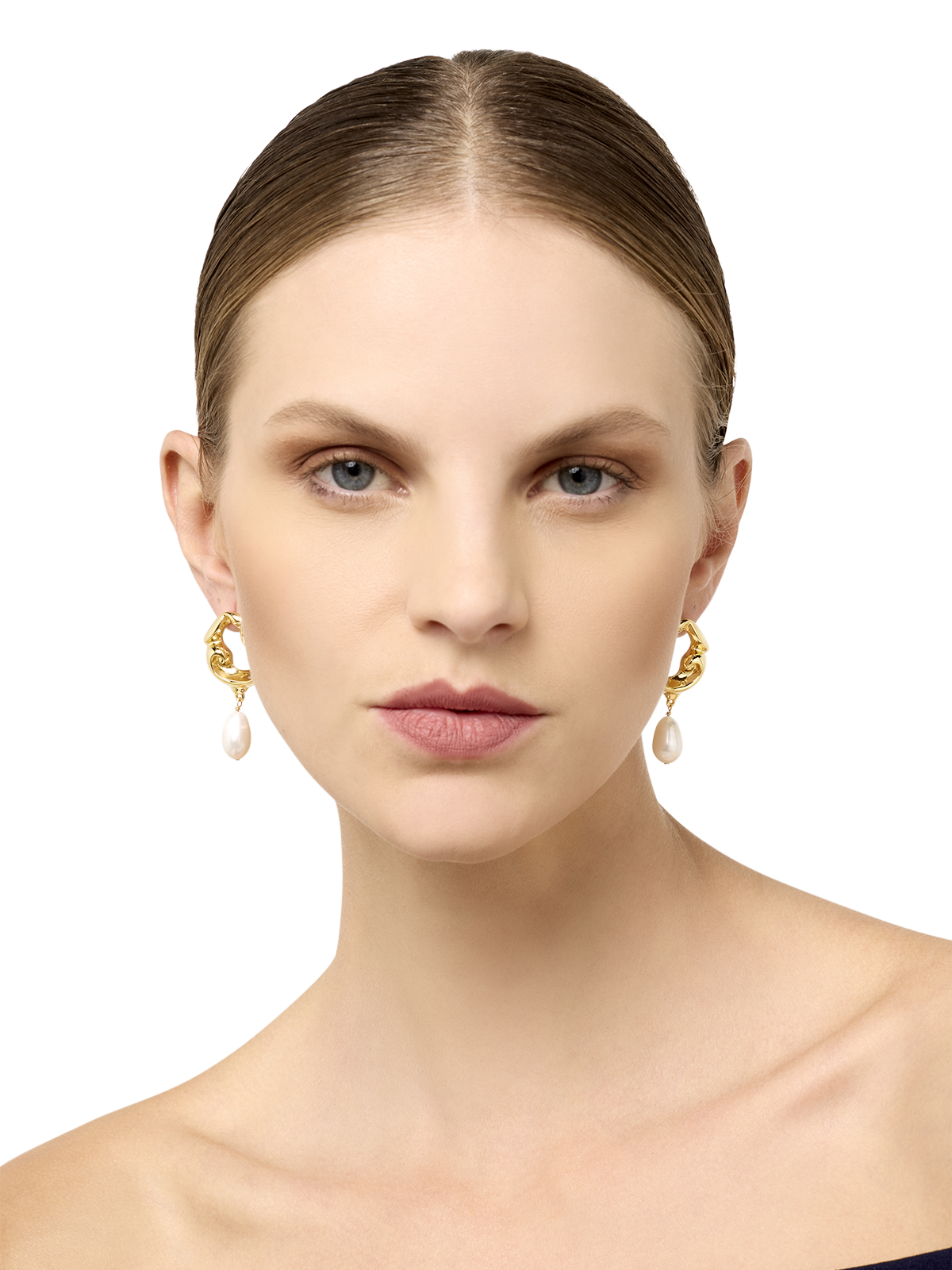 Eilish Gold Pearl Earrings