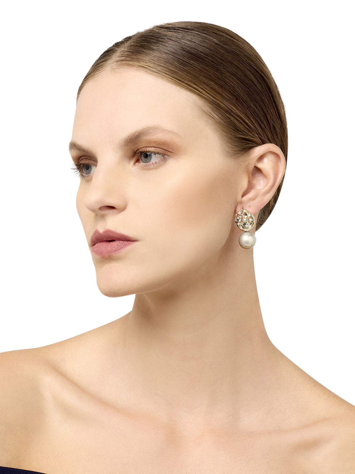 Gina Gunmetal Earrings