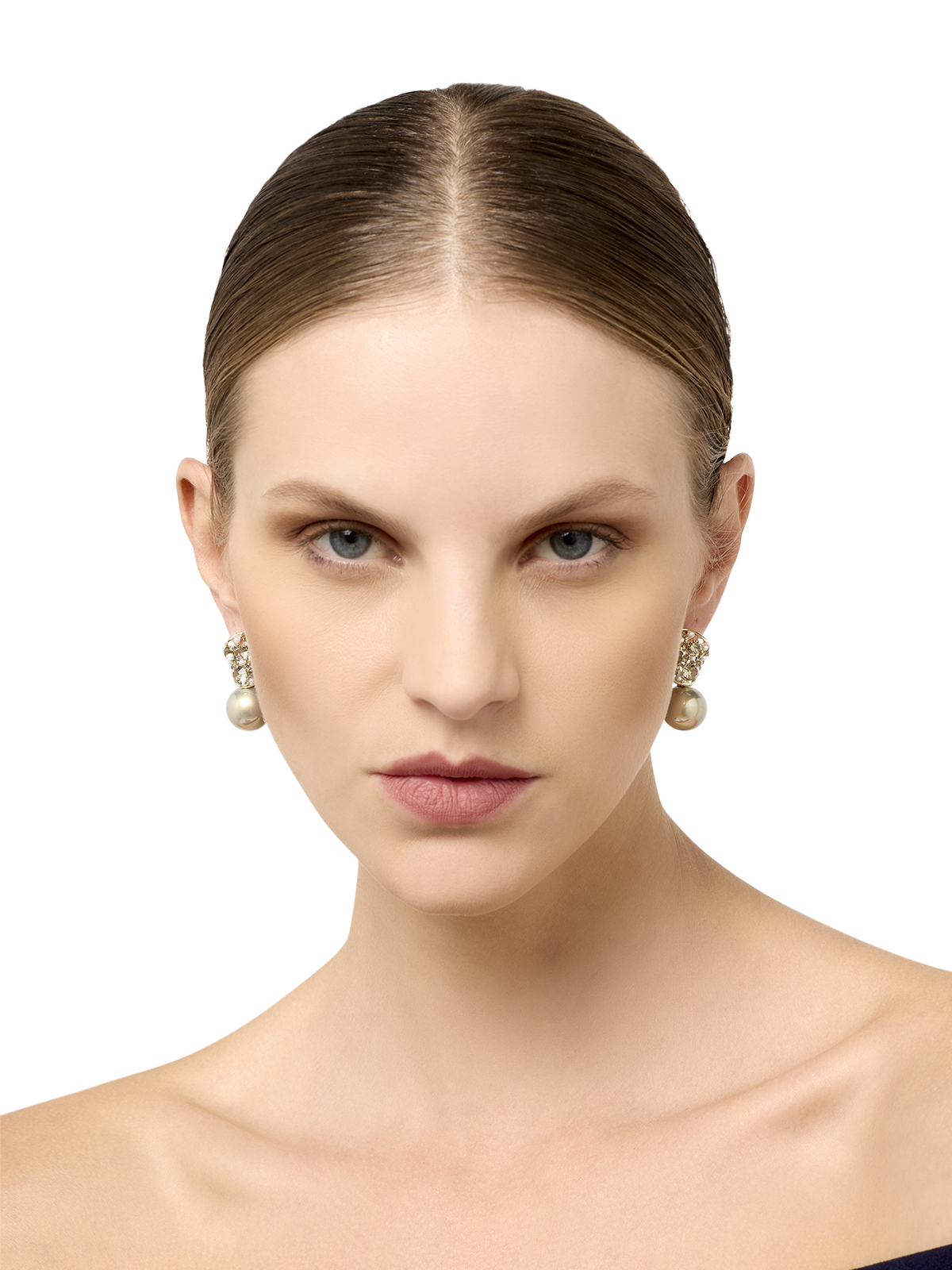 Gina Gunmetal Earrings