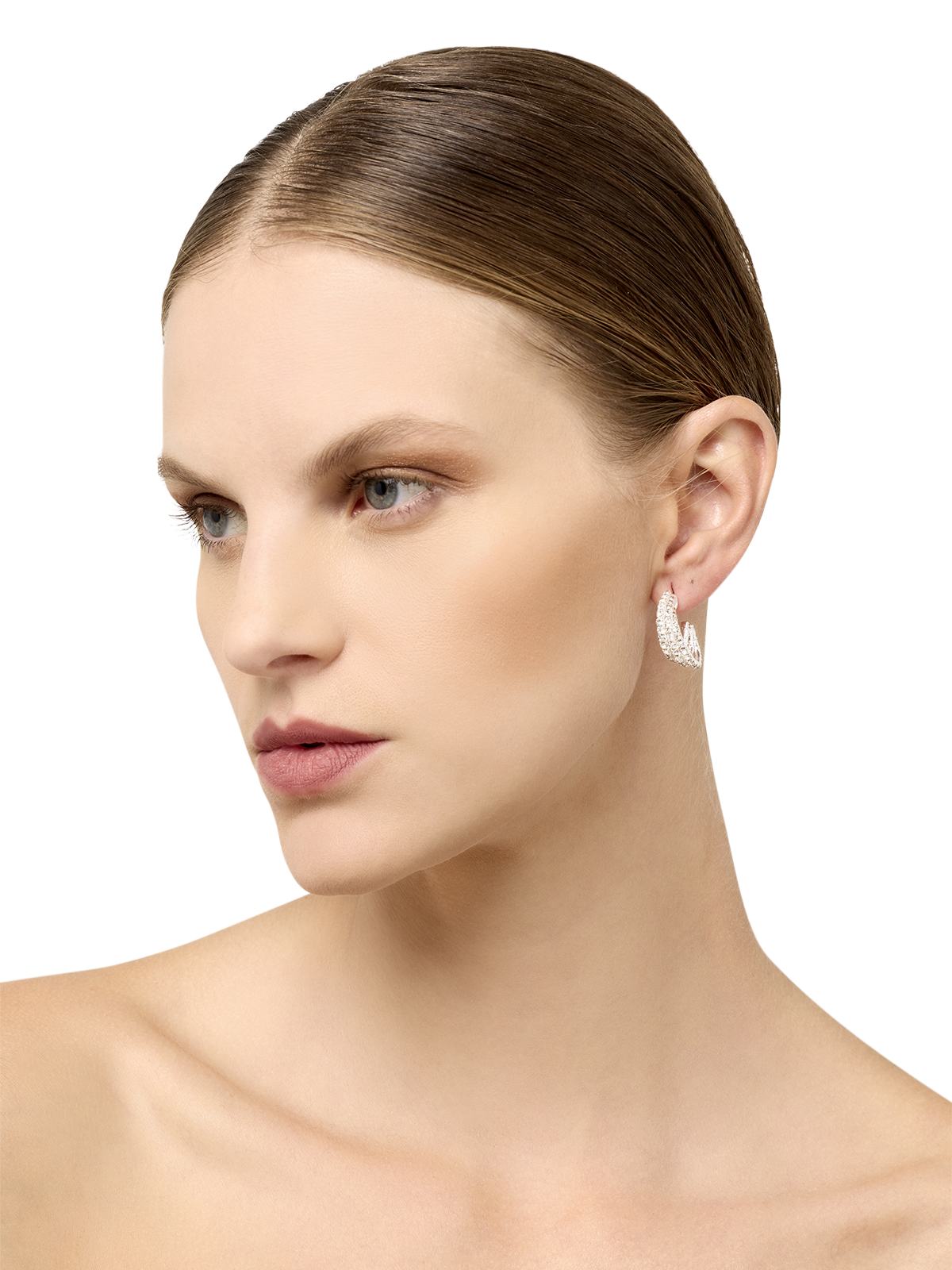 Cordelia Silver Crystal Earrings