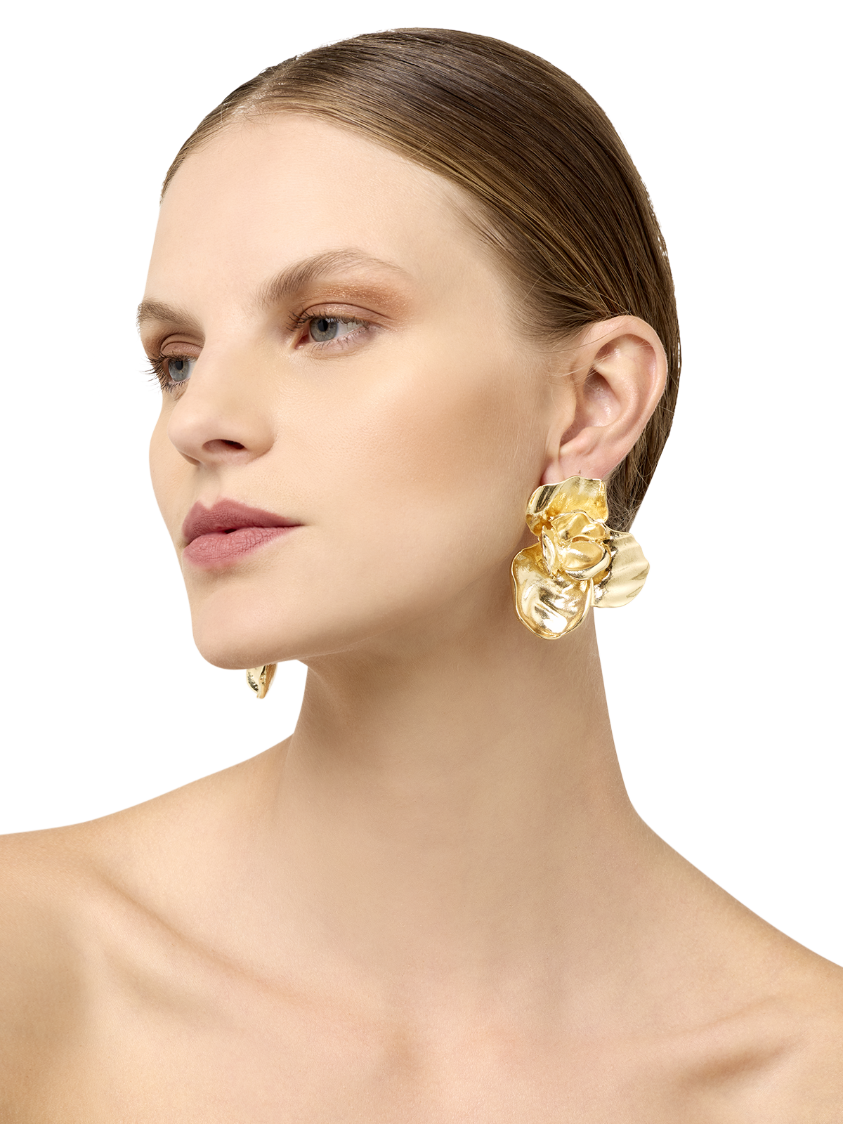 Rori Gold Rose Earrings