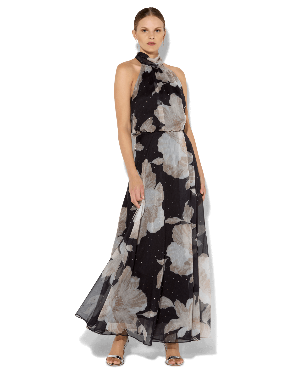 Florian Caramel Printed Maxi
