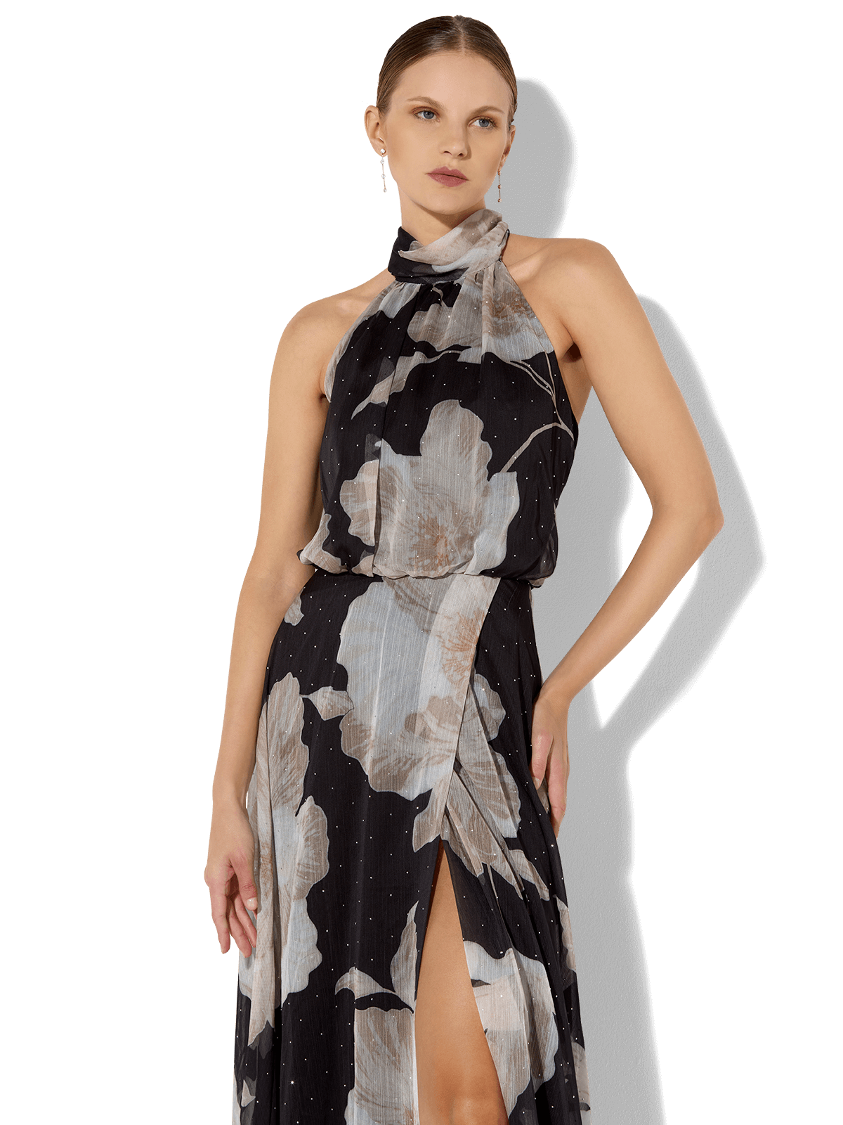Florian Caramel Printed Maxi