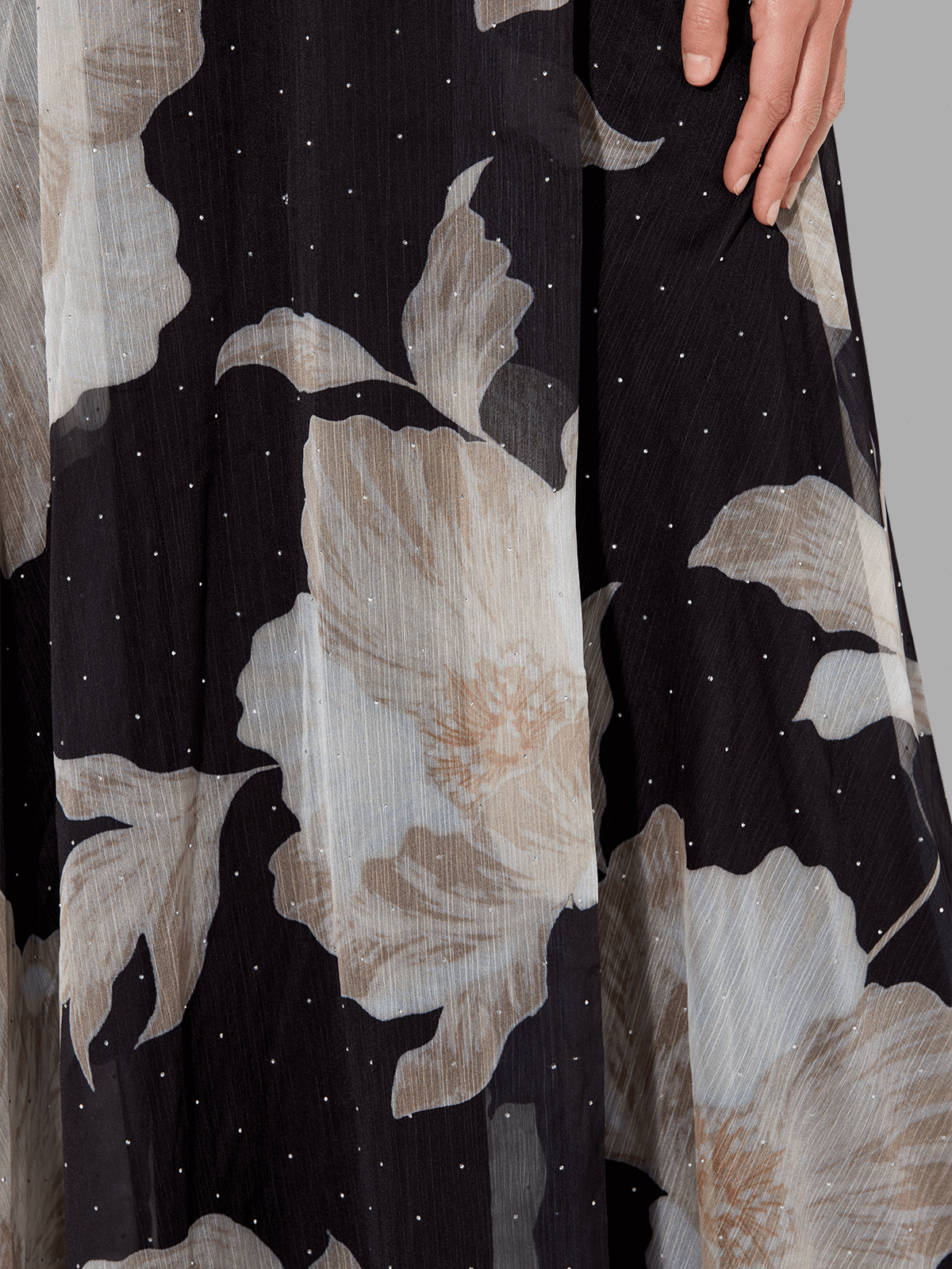 Florian Caramel Printed Maxi