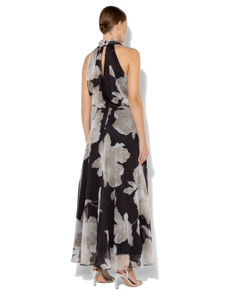 Florian Caramel Printed Maxi