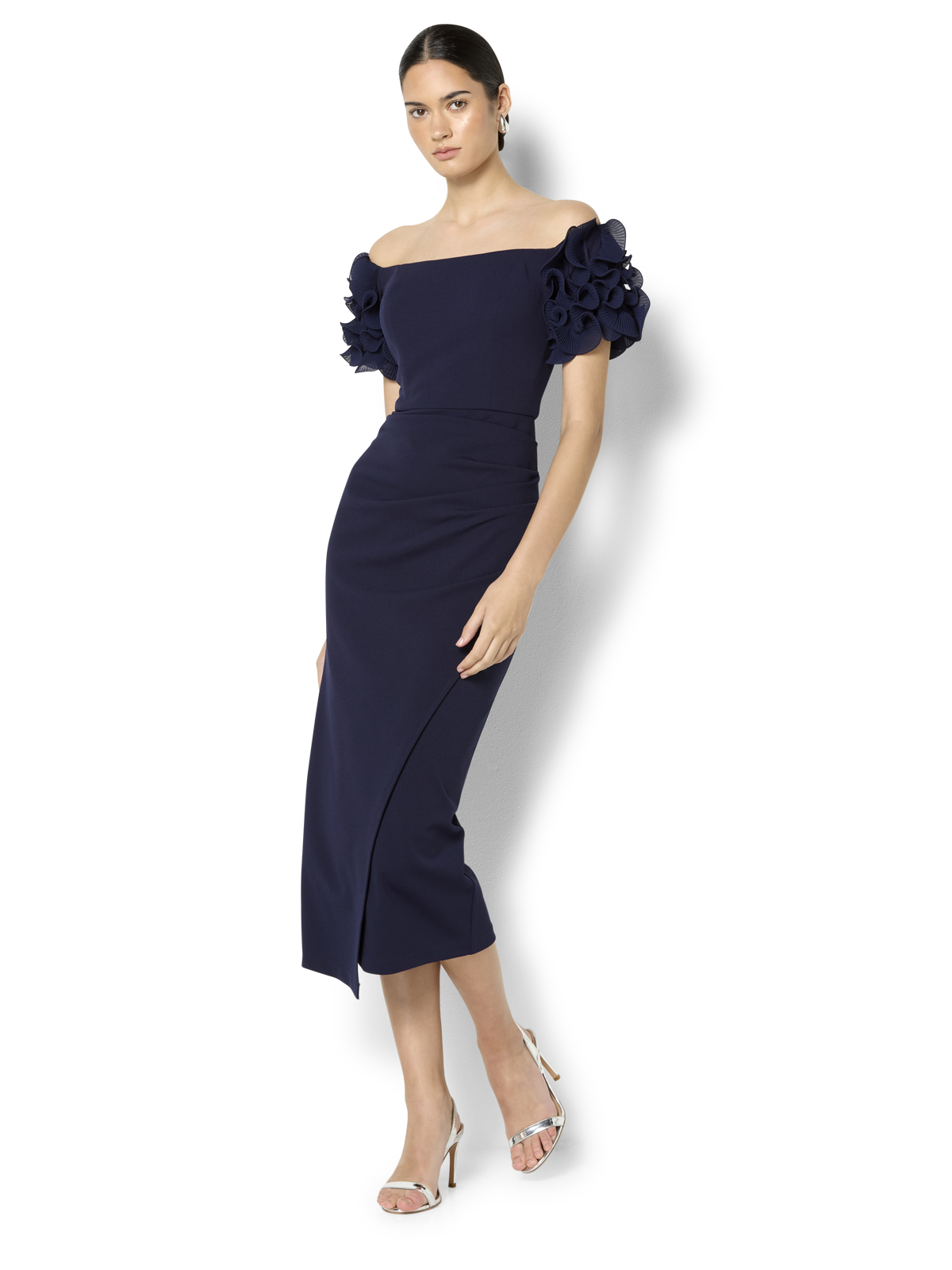 Frida Navy Cocktail Dress – Montique