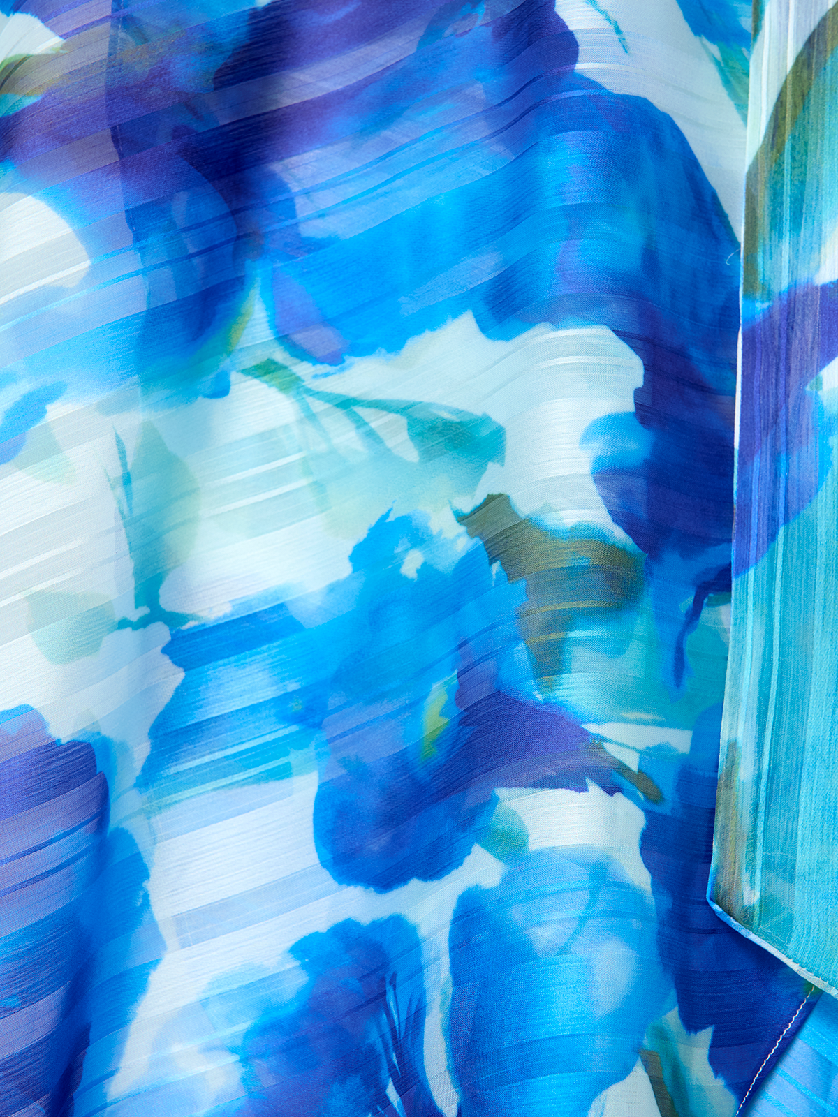 Loreta Sapphire Floral Print Dress