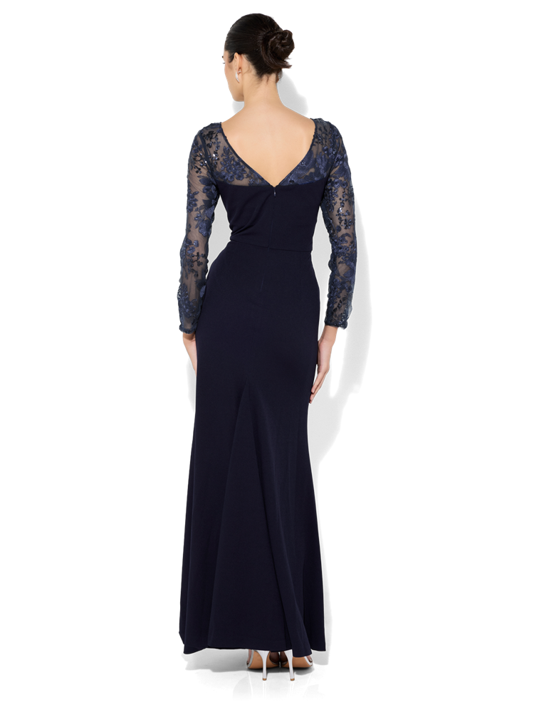 Milan Navy Gown
