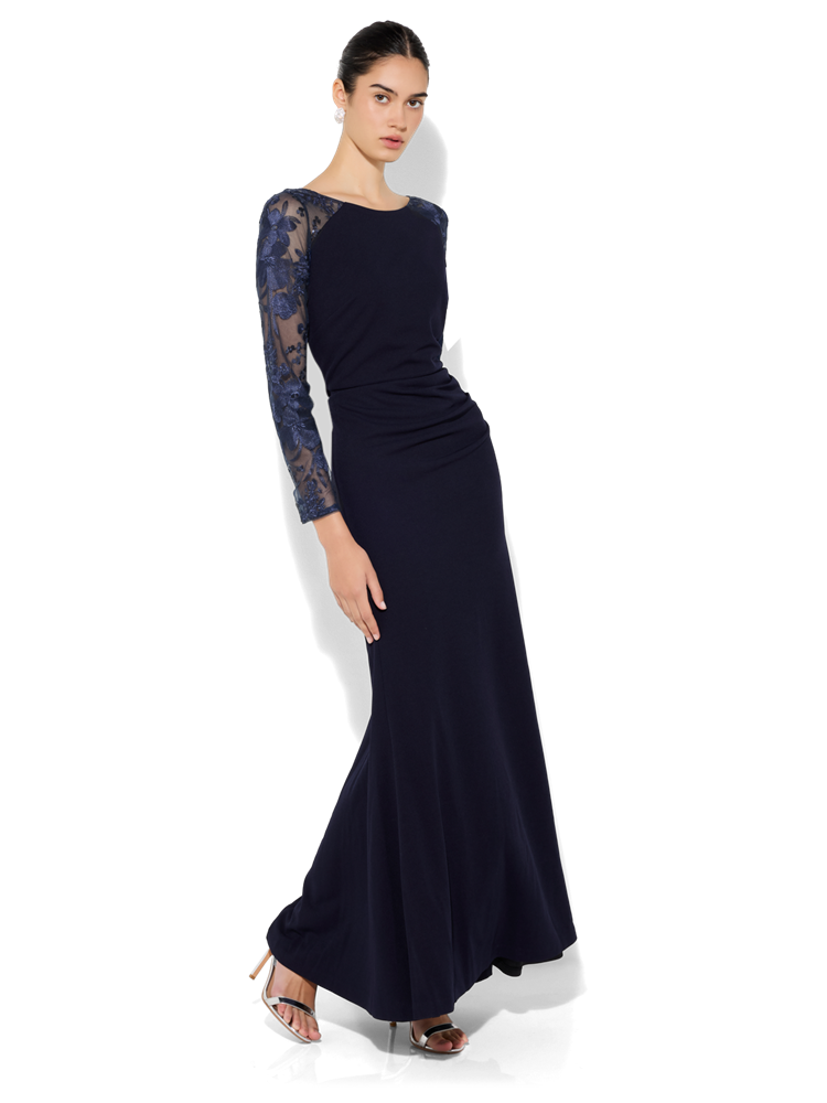 Milan Navy Gown