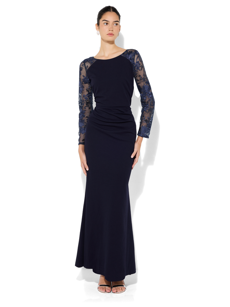 Milan Navy Gown