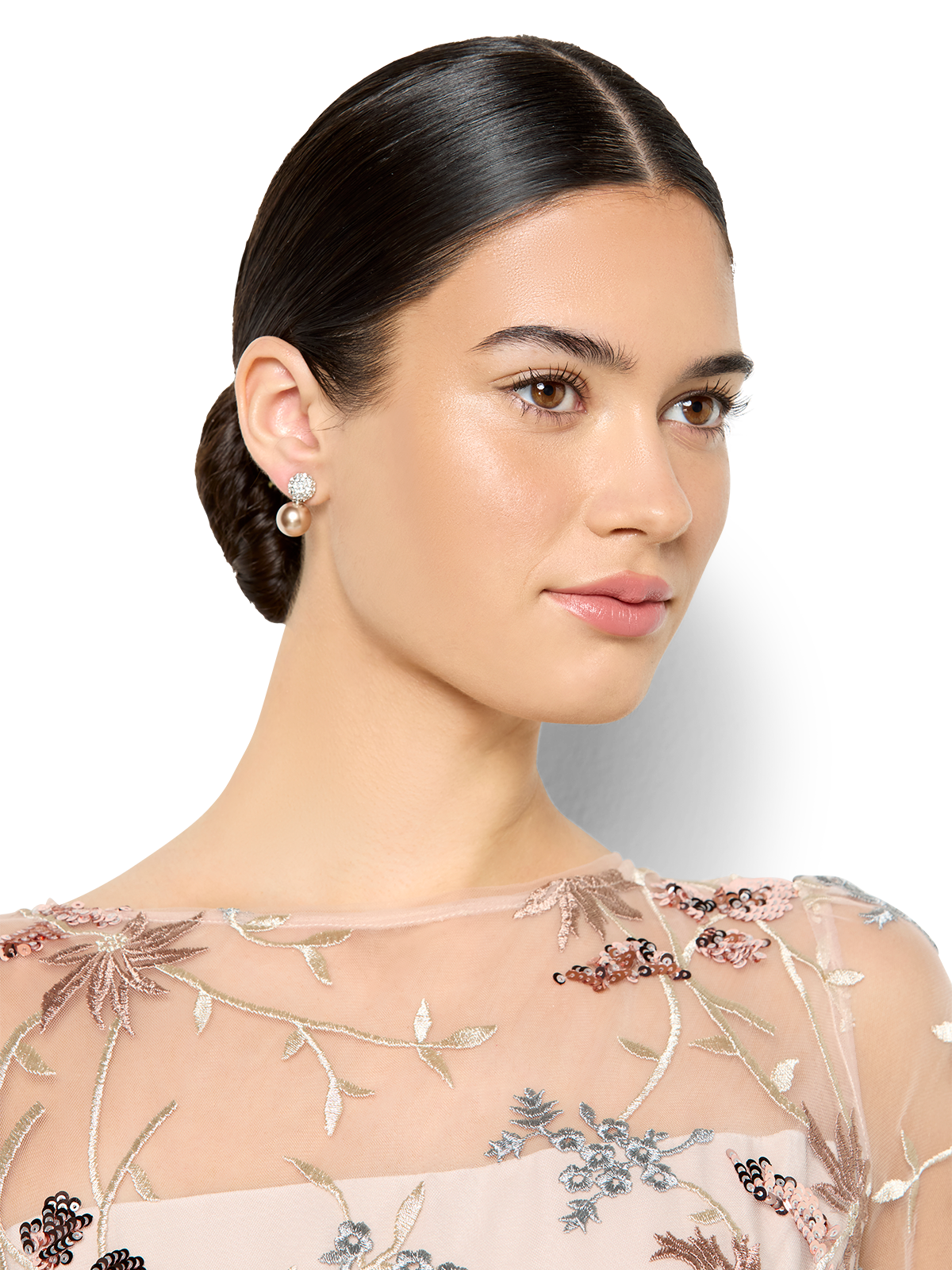 Orphia Mink Pearl Earrings
