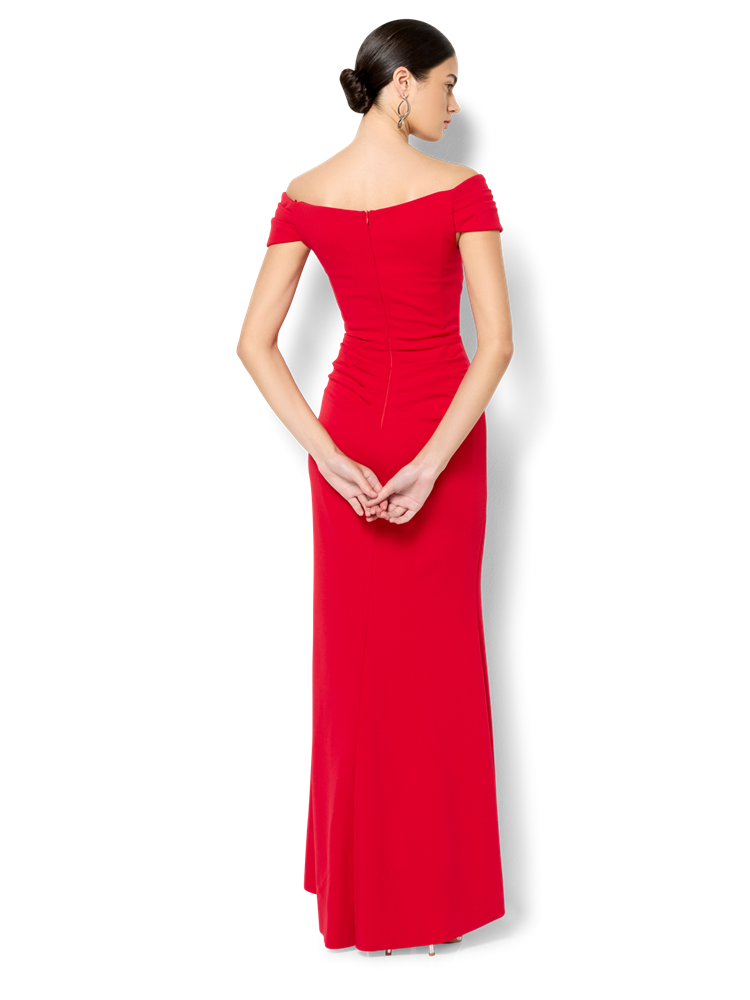 Remi Red Off The Shoulder Gown