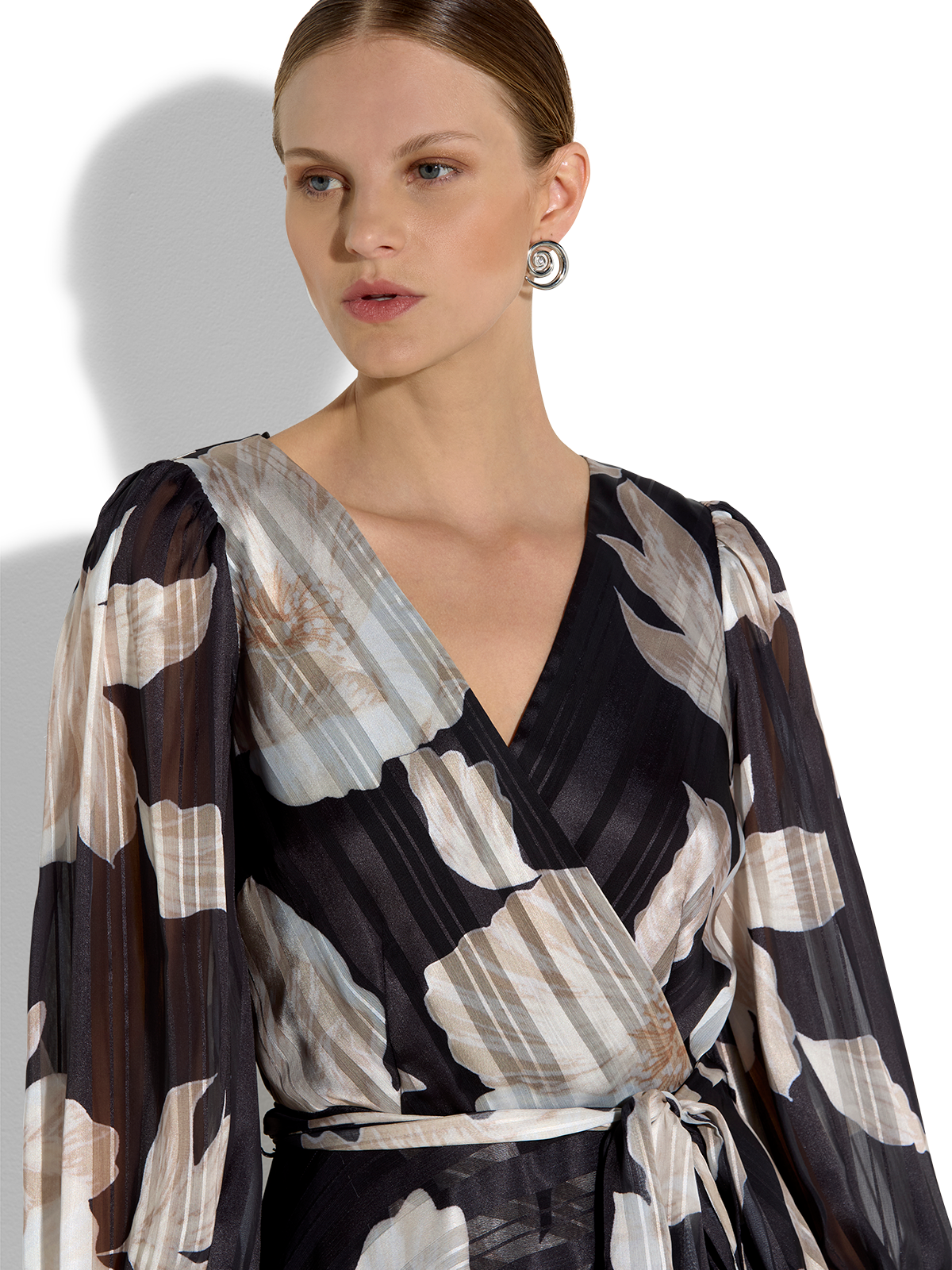 Soraya Caramel Printed Dress
