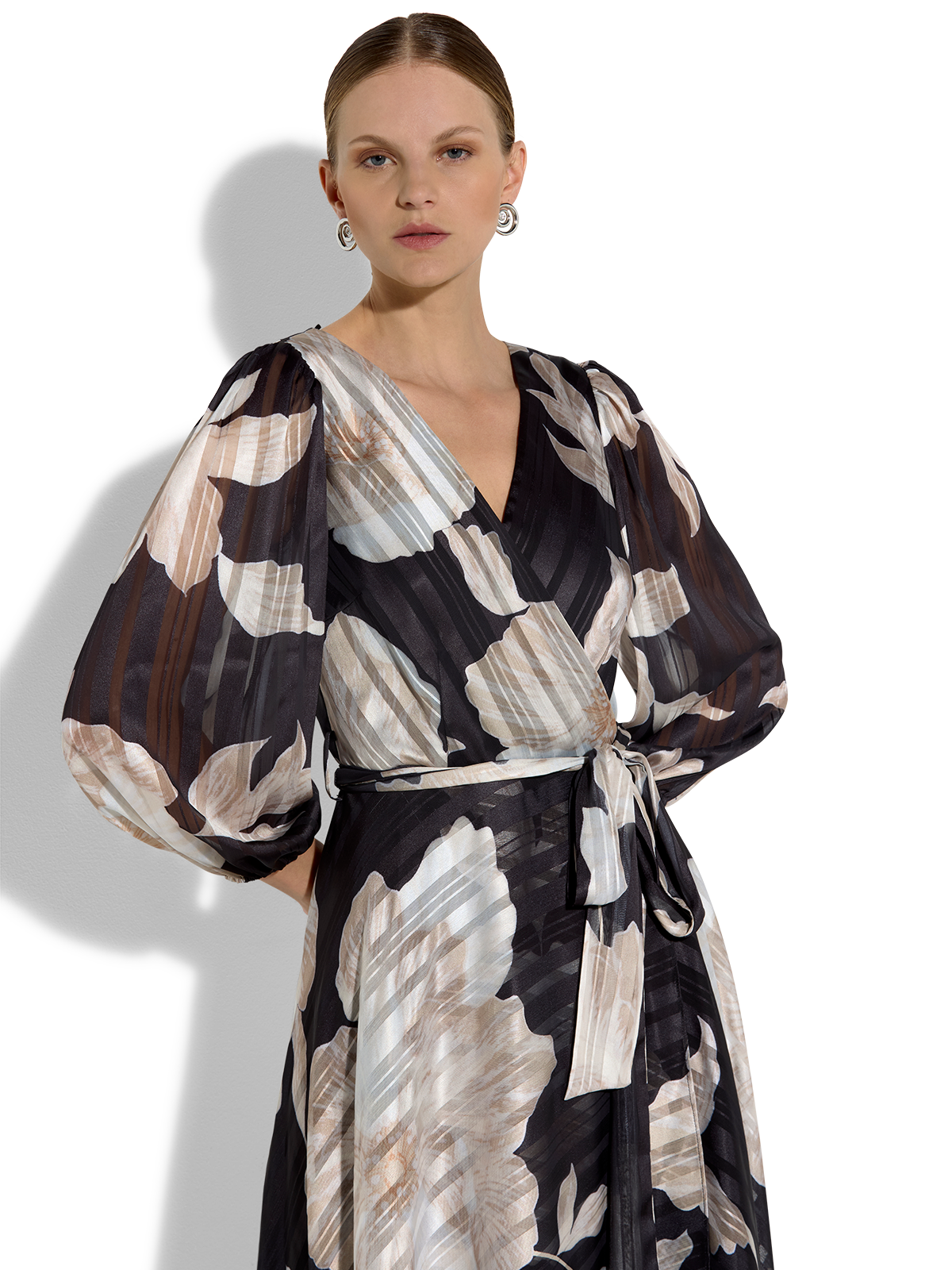 Soraya Caramel Printed Dress