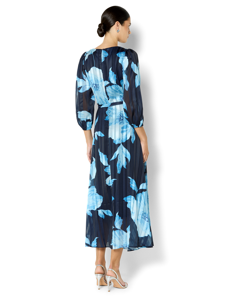 Soraya Navy Printed Dress