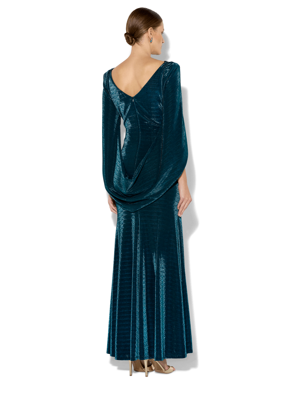 Sydney Petrol Metallic Gown