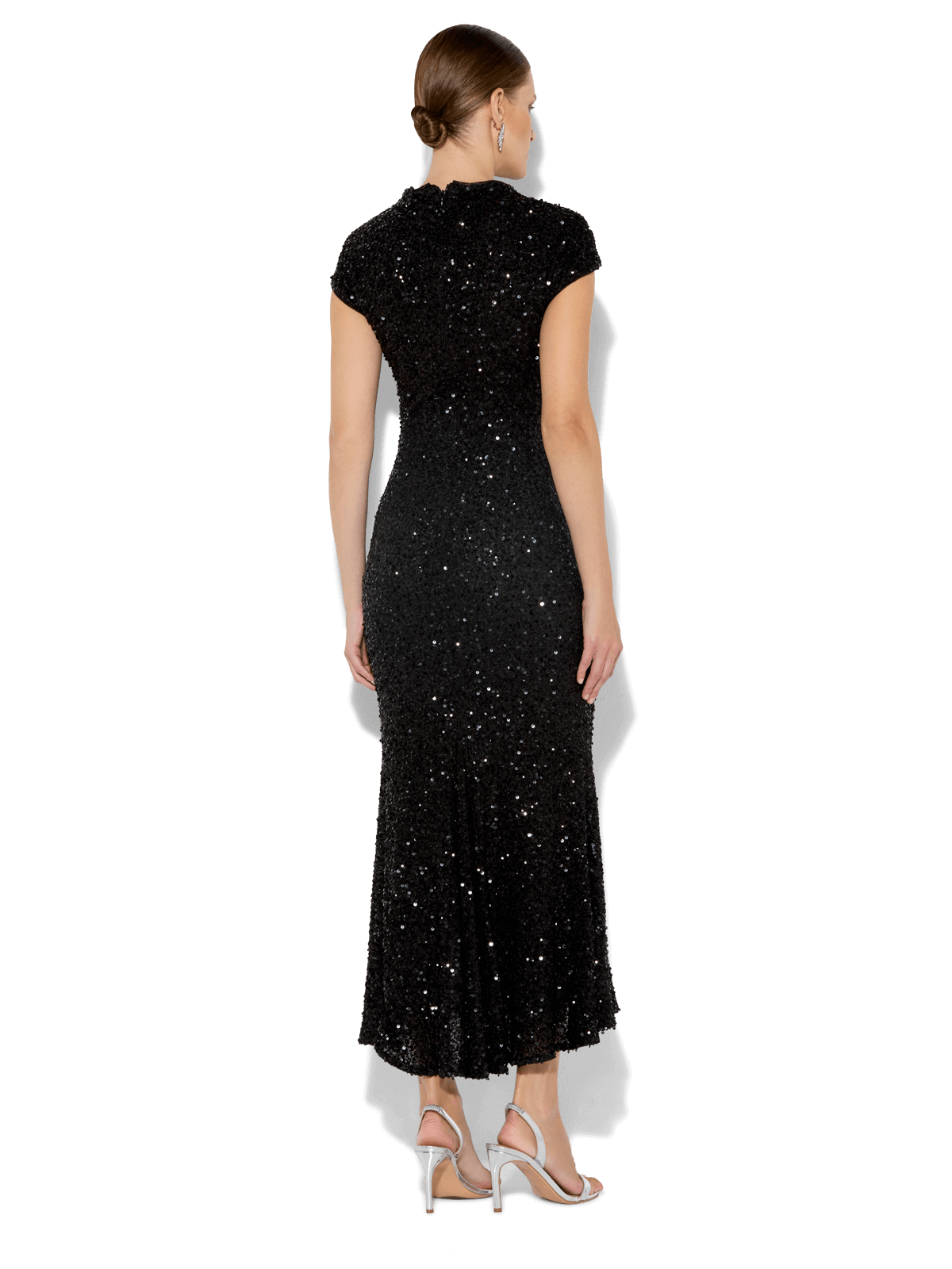 Zahra Black Sequin Dress