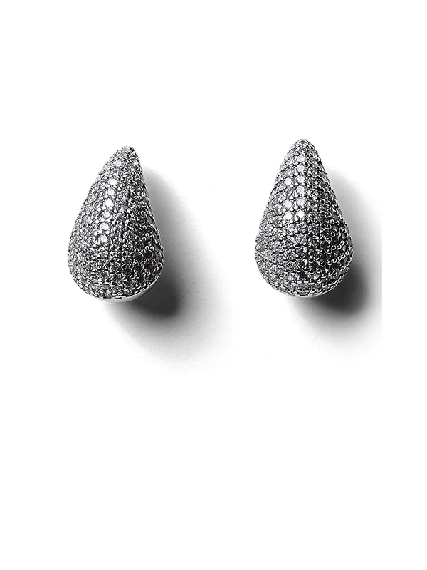Andie Silver Earrings by Montique