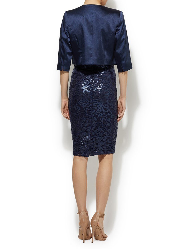 Carina Navy Bolero by Montique