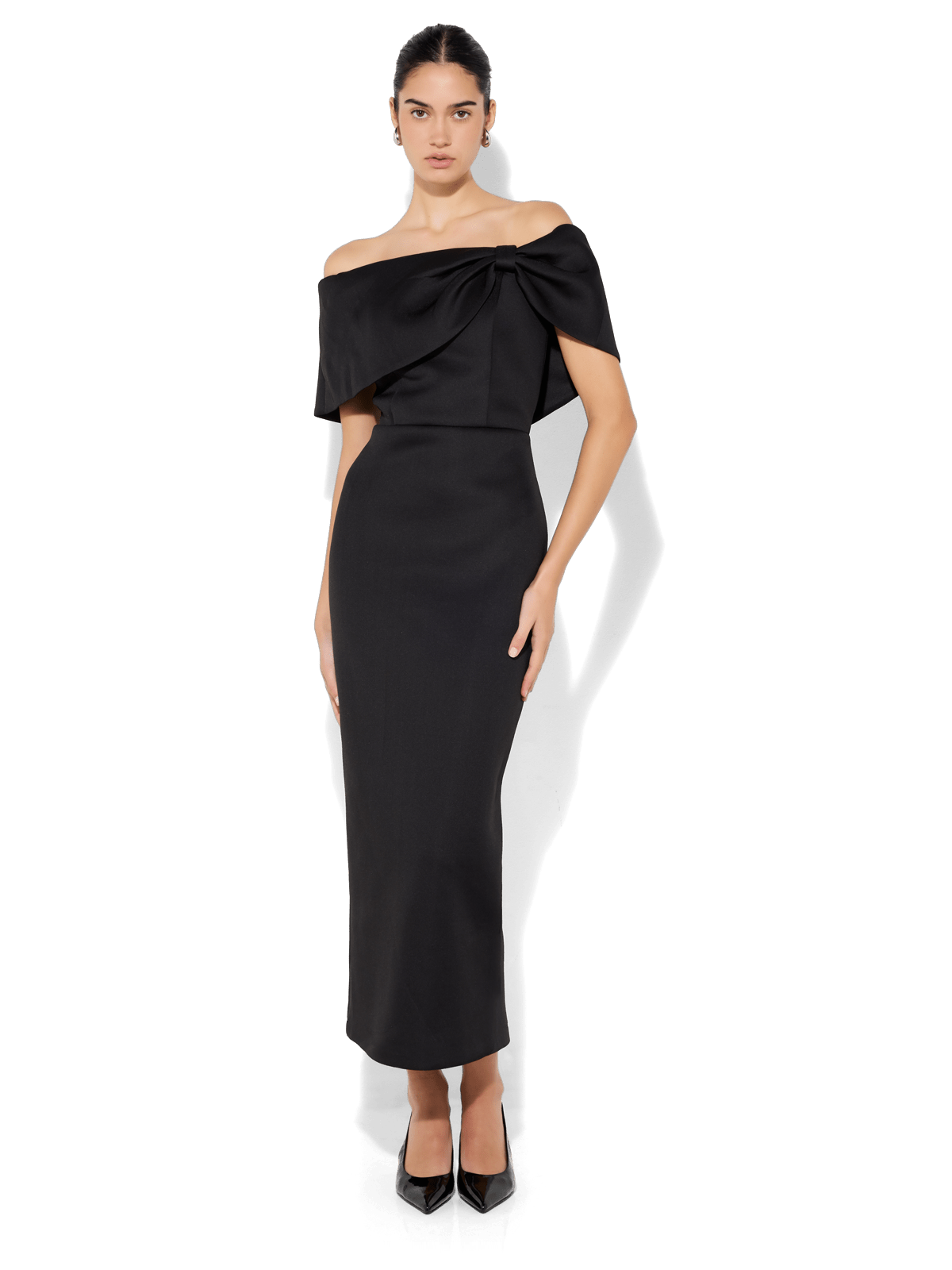 Finlay Black Cocktail Dress Montique Clothing - Main Image