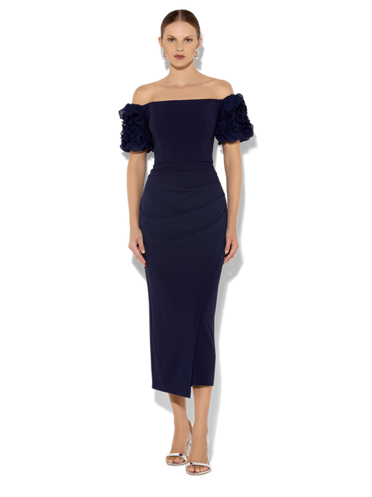 Frida Navy Cocktail Dress