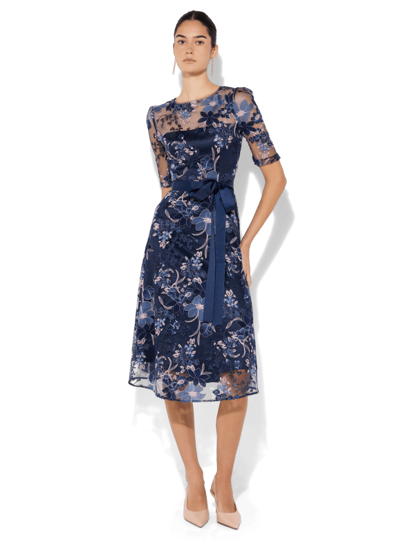 navy lace dress australia Graced by Lace Dress: Navy