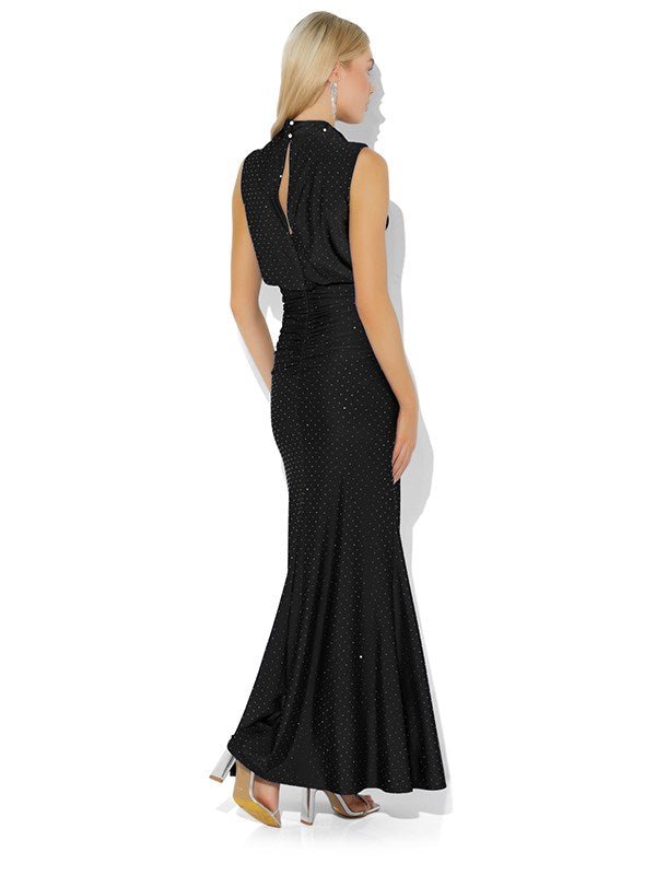 Mira Black Gown by Montique