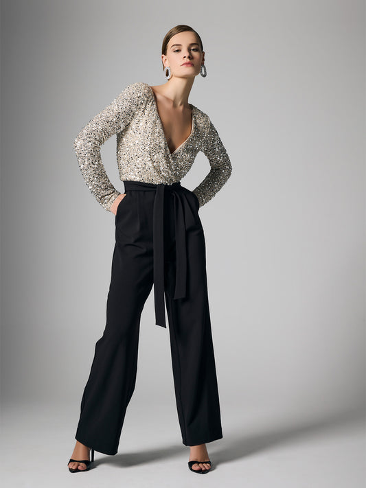 Sinatra Mink Sequin Jumpsuit
