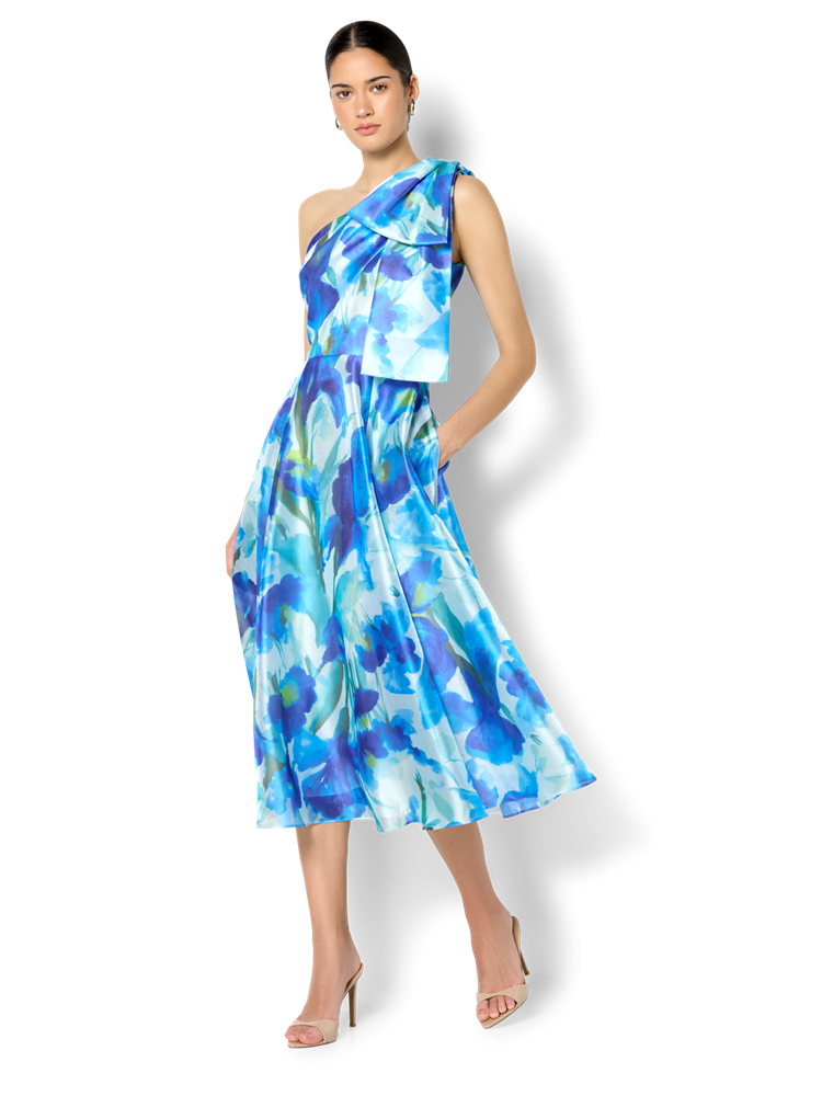Winslow Sapphire Floral Print Dress