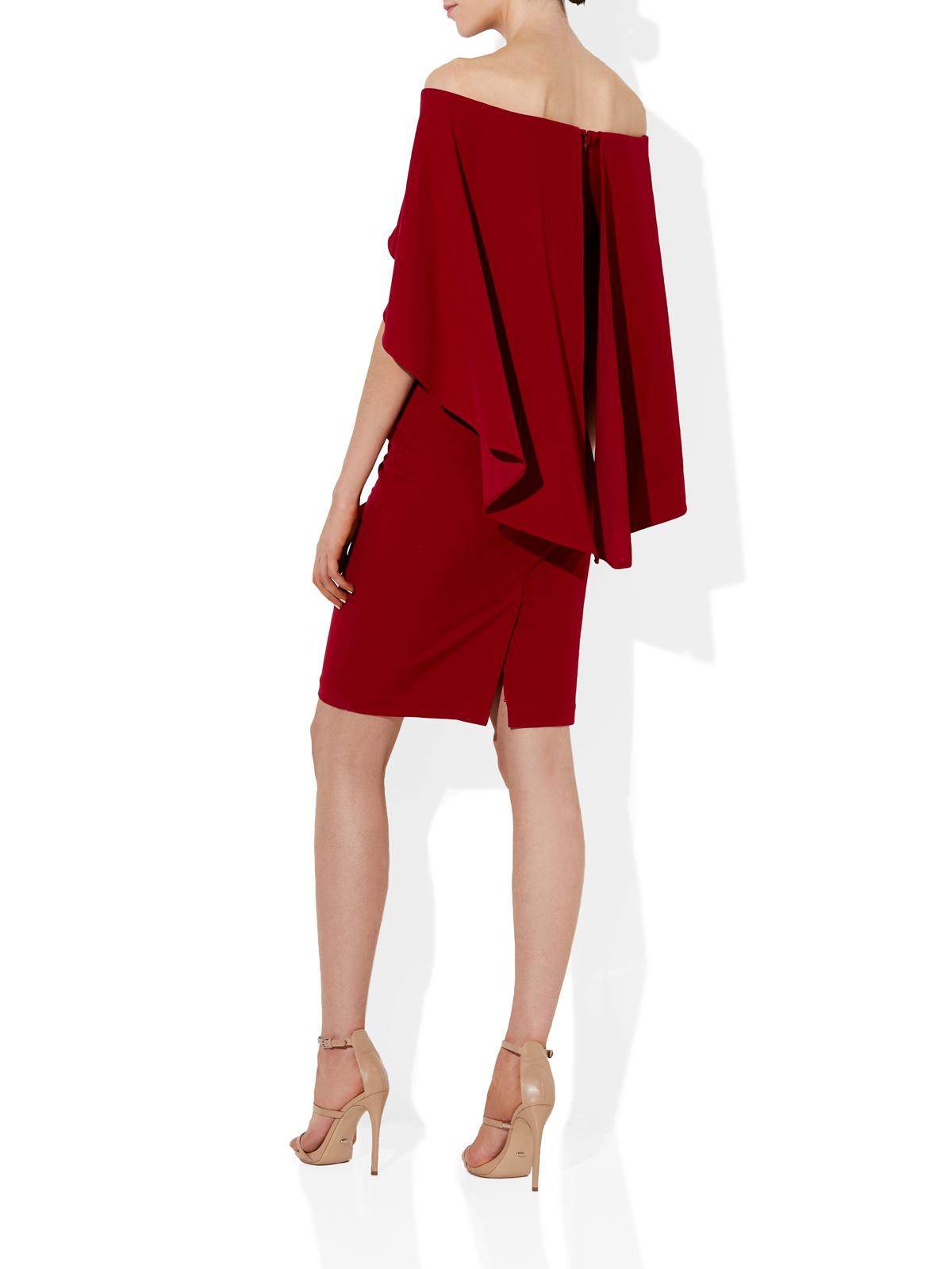 Aerin Red Crepe Dress by Montique