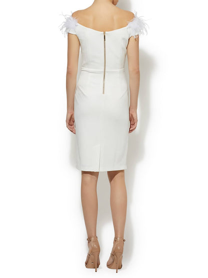 Aura Ivory Cocktail Dress by Montique