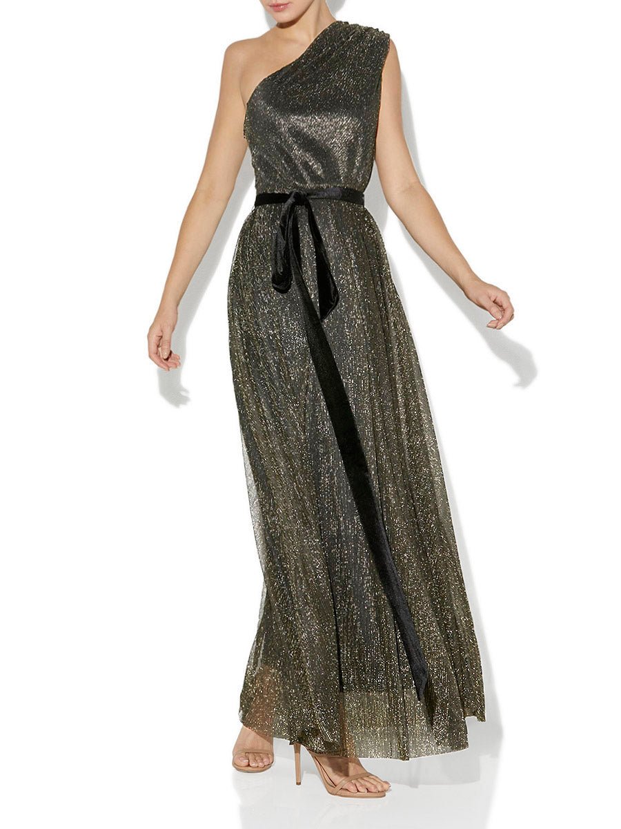 Bryant Gold Lurex Gown by Montique