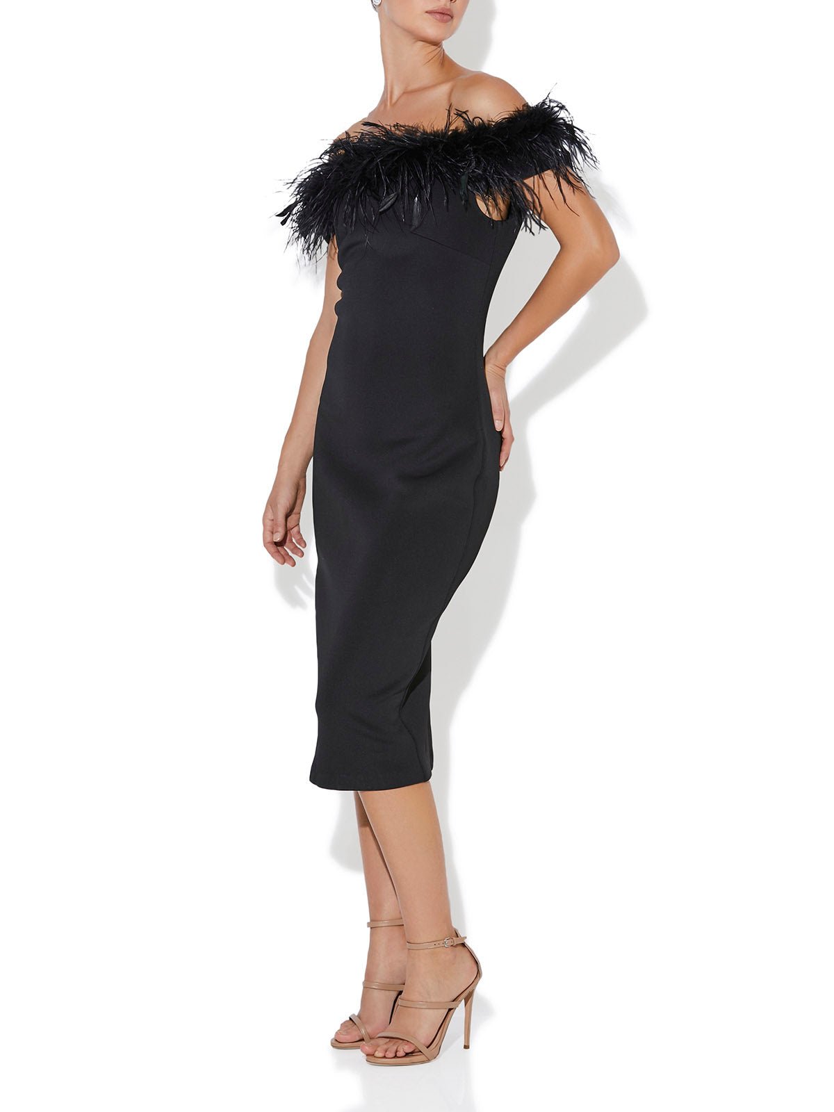 Charlie Black Cocktail Dress by Montique