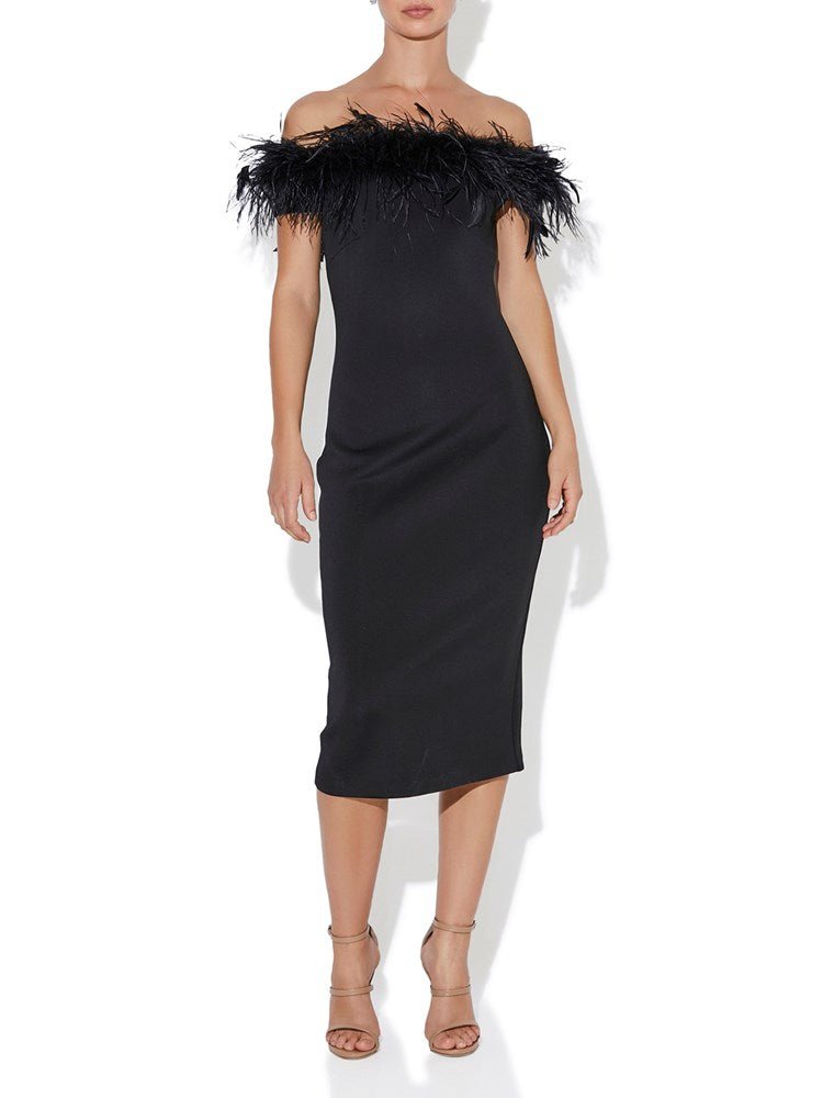 Charlie Black Cocktail Dress by Montique