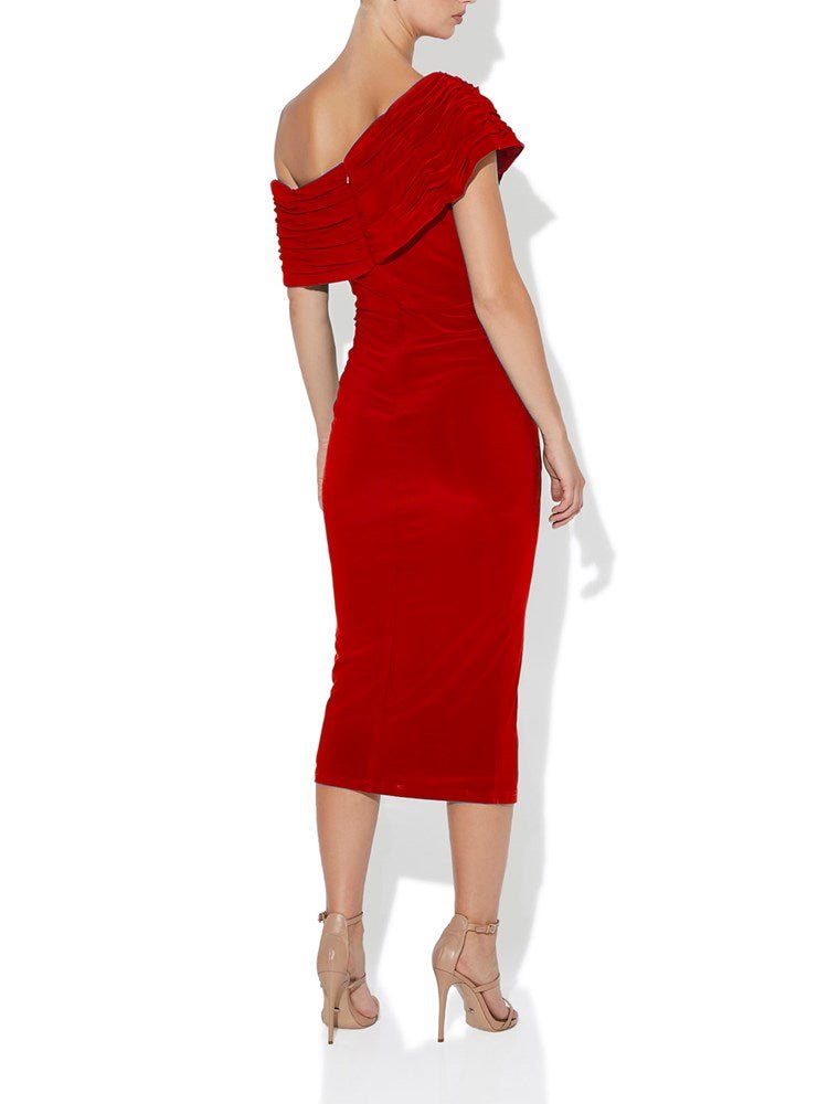 Claudia Red Dress by Montique